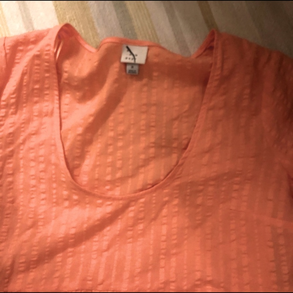 Universal Thread babydoll cotton peach dress M - Picture 3 of 5